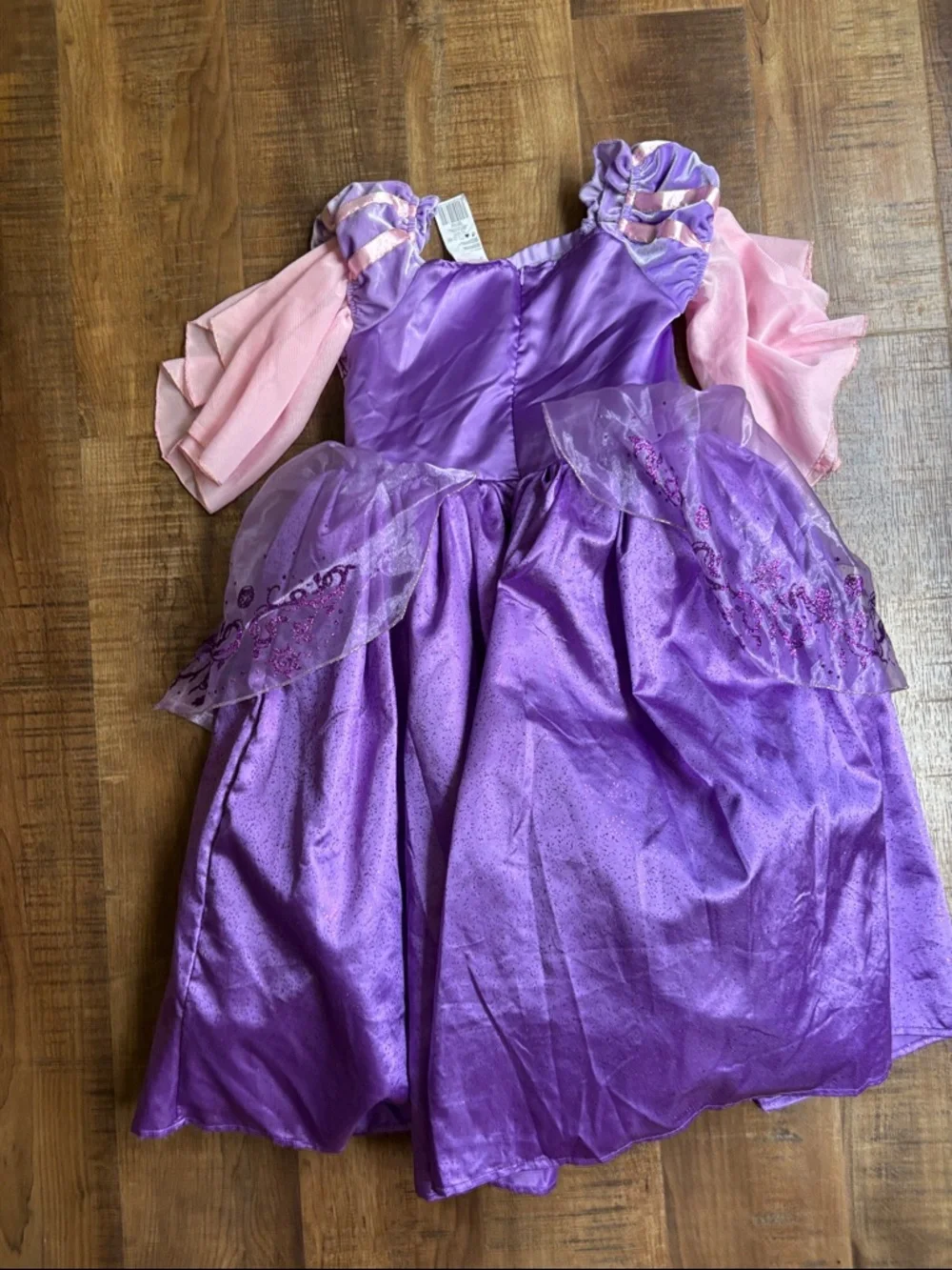 Disney Princess Rapunzel Costume Purple Dress Tangled Child Size small 5/6 - Picture 6 of 7